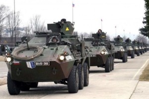 Povečan promet vojaških vozil po Sloveniji