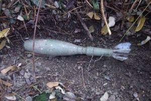 V Krškem našli neeksplodirano minometno mino