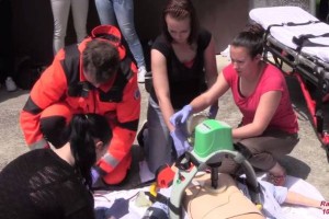 Video: Demonstracija reševanja utopljenca