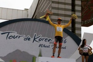 Grega Bole zmagovalec dirke po Koreji