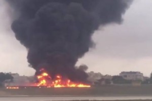 VIDEO: V strmoglavljenem letalu na Malti umrlo pet Francozov