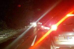 Prometna nesreča na cesti Dolenjske Toplice - Novo mesto