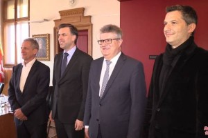 V&#38;F: Župan Macedoni sprejel delegacijo iz nemškega Bühla