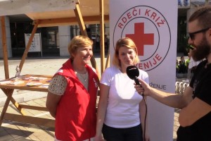 AVDIO&FOTO: V Novem mestu slovesnost ob 130-letnici Rdečega križa na Dolenjskem