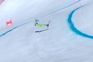 GROZAAAA! Kako HUD PADEC Štuhčeve! Toda Ilka se je junaško pobrala in odsmučala do konca (video)