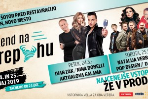 Vikend na Prepihu: Nina Donelli, Ivan Zak, Natalija Verboten, Pop Design, DJ Dady in Aktualova Galama!
