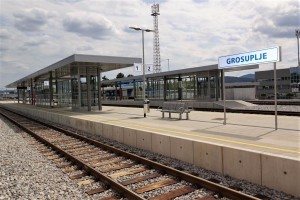 Železniška postaja Grosuplje z novo podobo