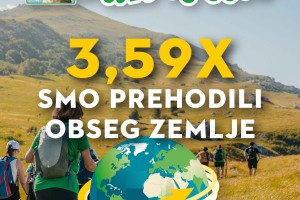 Laško Gremo v hribe 2024: Presegli vse mejnike in večkrat obsegli svet!