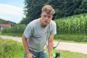 Video: Tiktoker Amerikanac navdušen nad slovensko mehanizacijo