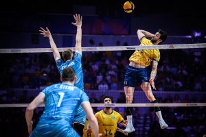 Brazilski odbojkarji pokopali slovenske sanje o zgodovinskem bronu