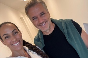 Premier Robert Golob in Tina Gaber