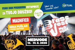 Vsak dan podarjamo vstopnice za koncert Nine Pušlar in Magnifica na BrassFestu Medvode!