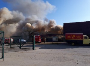 Na Sevnem pri Novem mestu zagorel Center biotehnike in turizma - škode za kar milijon evrov
