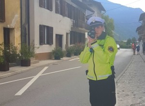 AVP: Policijske silhuete v Posočju so znižale hitrosti vožnje do 20 odstotkov