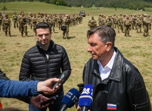 Pahor o vojaški vaji Preskok 2020: Sporoča tistim, ki se ukvarjajo z ilegalnimi migracijami, naj Slovenijo zaobidejo