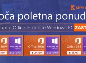 Vroča poletna ponudba: kupite Office in dobite Windows 10 zastonj!