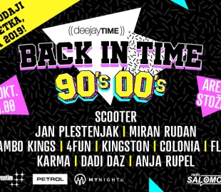 NAJCENEJŠE vstopnice za največji 90's & 00's dogodek samo še do PETKA, 18. 10. 2019!