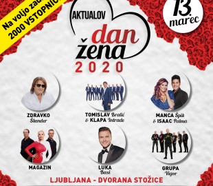 SAMO ŠE 2000 VSTOPNIC: AKTUALOV DAN ŽENA 2020!