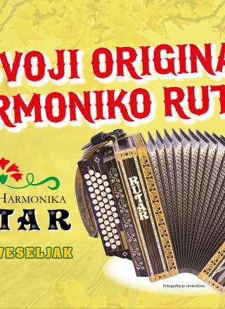 Dokaži, da Veseljak.si in se poteguj za Original harmoniko RUTAR!