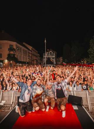 Fehtarji s harmoniko razvneli Ljubljano!