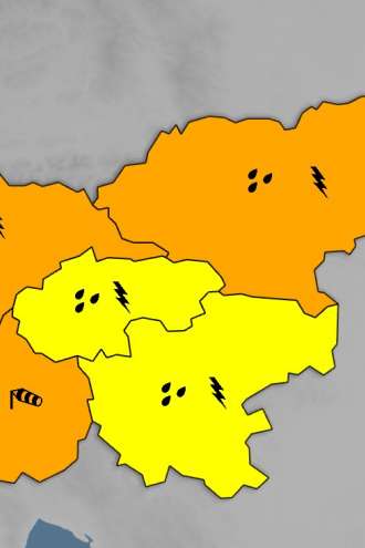 Arso oranžen alarm prižgal tudi za severovzhod, Polajnar opozarja pred hudourniki in Dravo