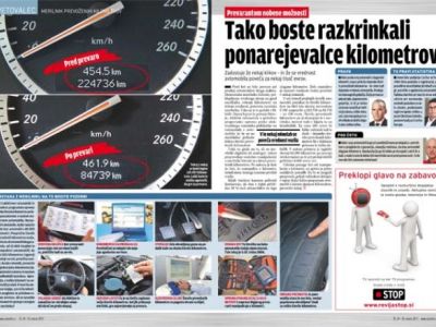 Kako ugotoviti, če se je nekdo igral z vašim merilnikom kilometrov?
