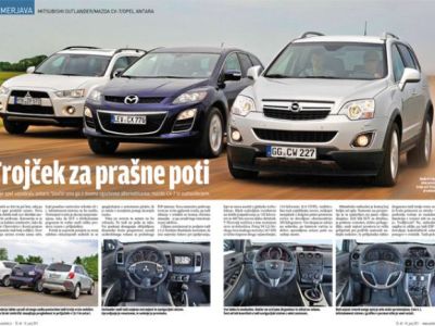 Trojček za prašne poti