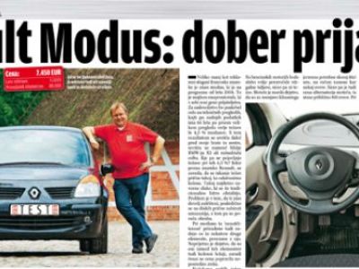 Renault Modus - dober prijatelj