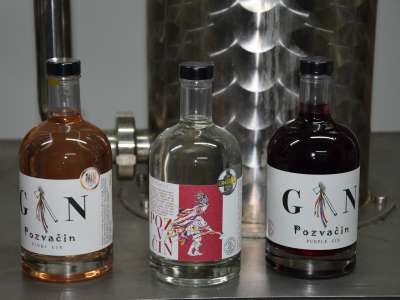 gin pozvačin, boštjan gabor, destilarna