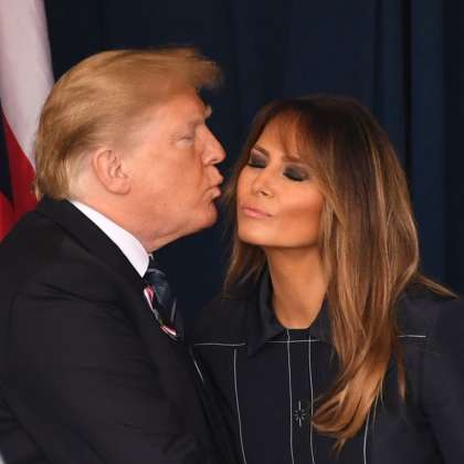 Donald in Melania Trump.
