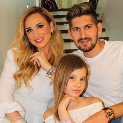Miha Novak s svojo Mino in Leilo