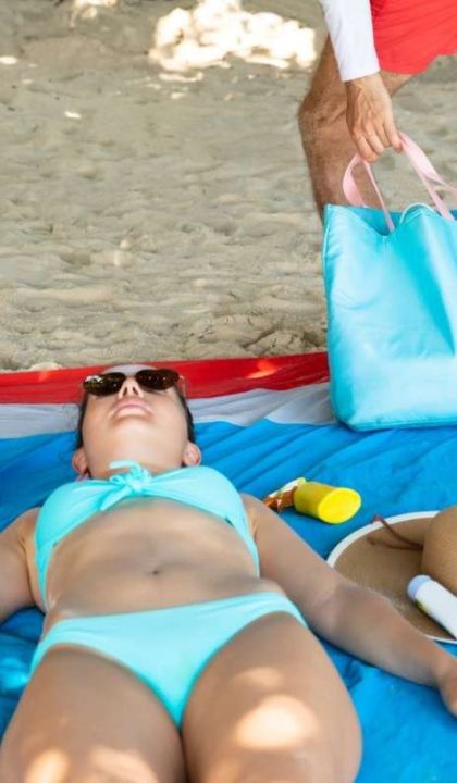 Tat na plaži.