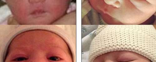 Zvezdniški par razkril fotografije svoje novorojenke
