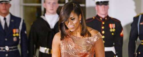 Michelle Obama: Obleka, ki je bila sprejeta z ovacijami