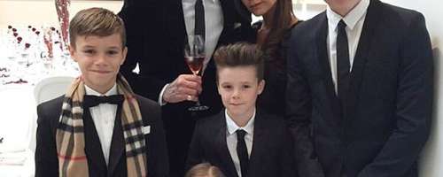 David Beckam delil novo prikupno fotografijo svojih otrok