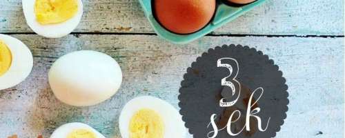 VIDEO: Kako olupiti jajce v 3 sekundah?