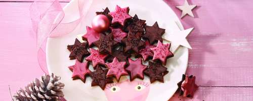 Božični posladek: Čokoladne zvezdice