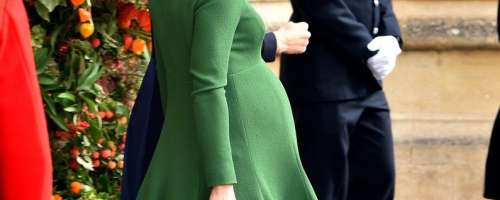Britanci presenečeni: Middletonova tako pokazala nosečniški trebušček