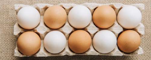Kako naravno pobeliti rjava kokošja jajca?