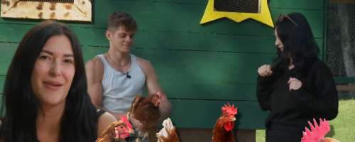 Kmetija: Anja v šovu premagala strah pred kokošmi