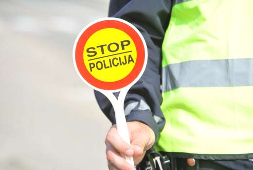 Petanjci, radar, merjenje prometa, policija, hitrost, SIMBOL