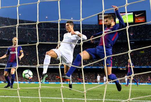 pique ronaldo real barcelona re