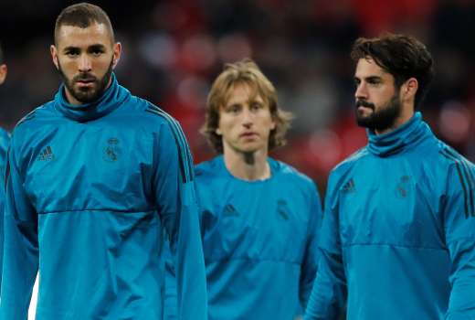 benzema modric isco re