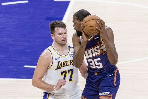 luka doncic kevin durant 2025
