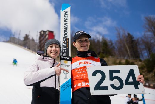 Nika Prevc Domen Prevc Planica