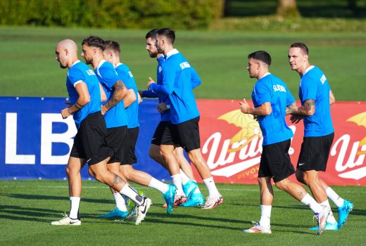 slovenska reprezentanca trening af