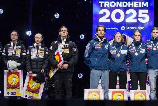 slovenija norveska mesana tekma trondheim 2025