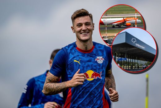 Benjamin Šeško easyjet Brnik
