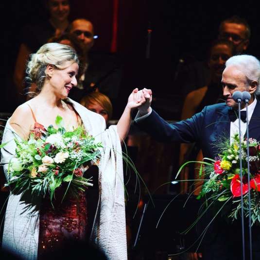 martina zadro 6 Martina with Jose Carreras at concert in Graz 2016