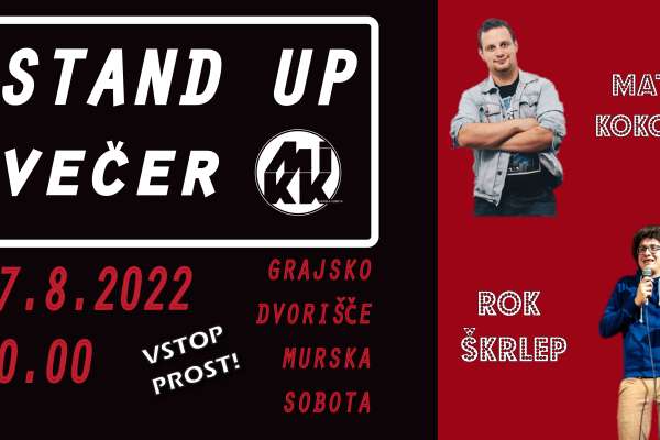 Stand up večer: Rok Škrlep & Matic Kokošar